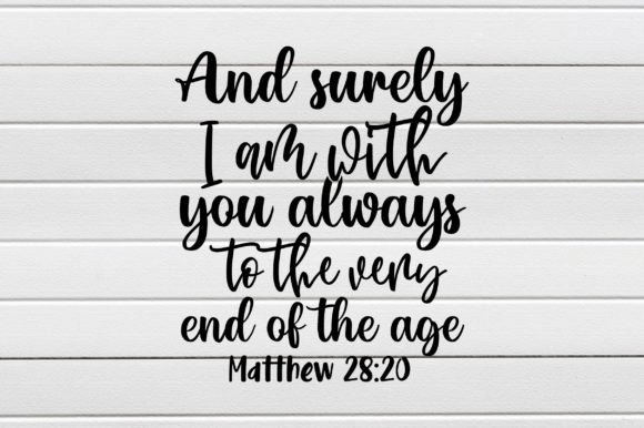 And Surely I Am with You Always: Design Review