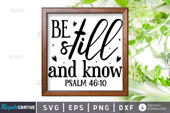 Be Still and Know Psalm SVG: An Embroidery Review