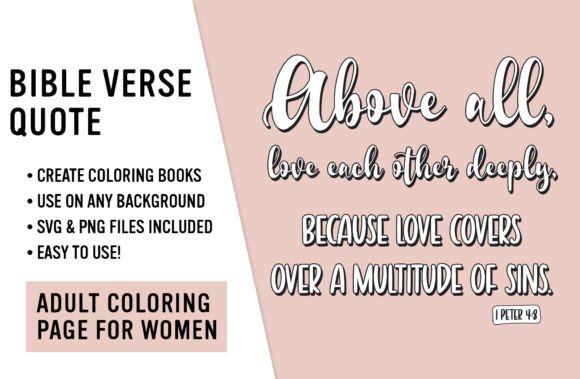 Bible Verse Scripture Quotes Graphics & Coloring Pages Amp