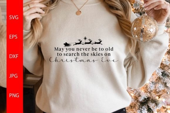 Christmas Eve SVG for Graphics and Crafts