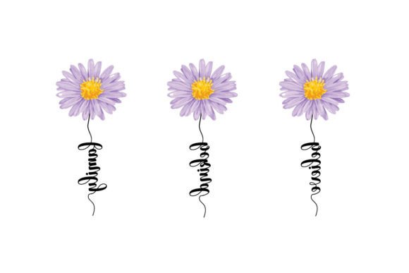 Family Be Kind Believe Daisy: Graphics & Illustrations