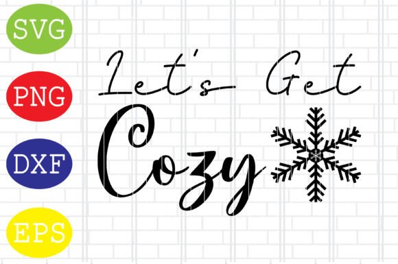 Let's Get Cozy Graphics for Local Crafts Branding