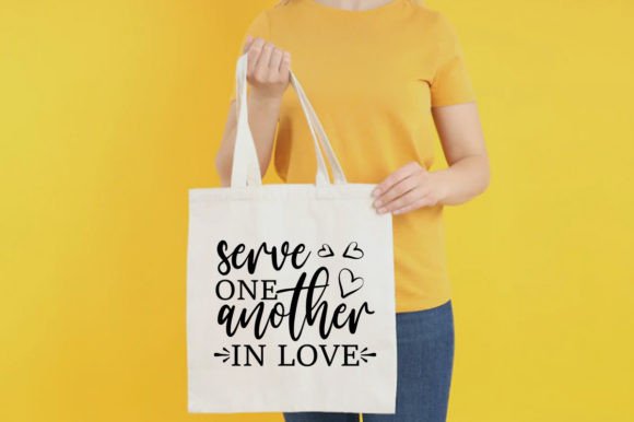 Serve One Another in Love SVG: Graphics & Print Templates