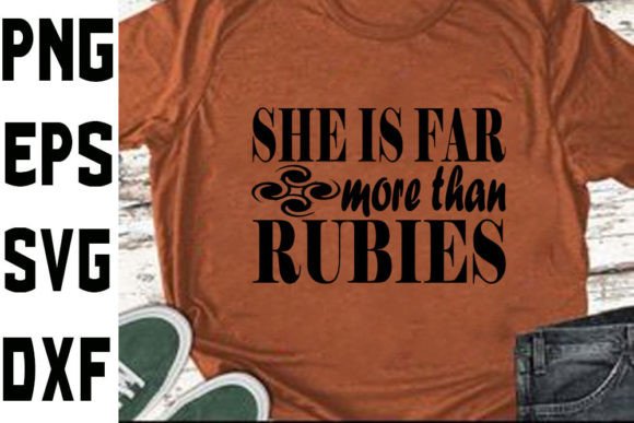 She Is Far More Than Rubies: SVG Graphics for Faith Crafts