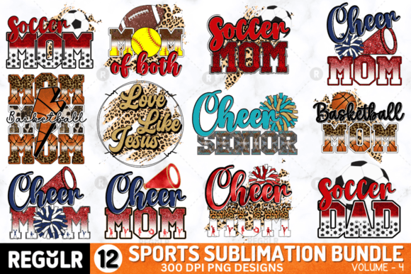 Sports Sublimation Bundle: Graphics for Crafts
