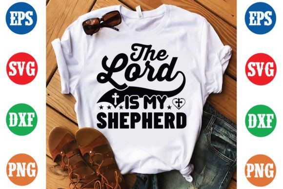 The Lord is My Shepherd Graphics & Print Templates